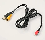 USB and RCA TO MINI 8P USB Cable